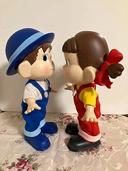 Amazon | 不二家ペコちゃんポコちゃん人形セット | 人形・ドール